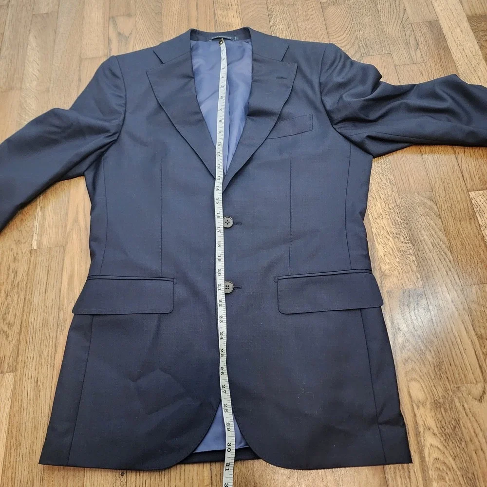 SuitSupply Lazio Single Breasted Blazer Sport Coat Size 38L Wool Suit Super 110s